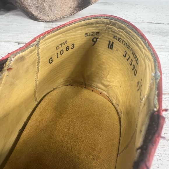 Corral Red Leather Ankle Boots - Picture 7 of 7